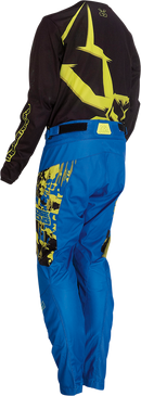 MOOSE OFFROAD Youth Agroid Pants - Blue/Hi Vis - US 28 2903-2170