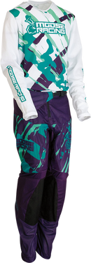 MOOSE OFFROAD Youth Agroid Pants - Purple/Teal - US 28 2903-2176