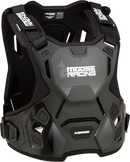 MOOSE OFFROAD Youth Agroid™ Chest Guard - Black - 2XS/XS 2701-1115
