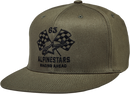 ALPINESTARS Double Check Flat Bill Hat - Military/Black - Small/Medium 1212812306910SM