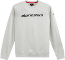 ALPINESTARS Linear Crew Fleece - Silver/Black - 2XL 12125132419002X