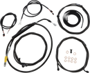 LA CHOPPERS Complete Plug-and-Play Cable Kit - 12" - 14" Handlebars - '21-'22 FLH - ABS - Midnight LA-8056KT3-13M