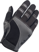 BILTWELL Moto Gloves - Gray/Black - XL 1501-1101-005