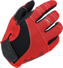 BILTWELL Moto Gloves - Red/White/Blue - Small 1501-1208-002