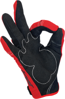 BILTWELL Moto Gloves - Red/White/Blue - XS 1501-1208-001