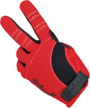BILTWELL Moto Gloves - Red/White/Blue - XS 1501-1208-001
