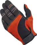 BILTWELL Moto Gloves - Orange/Black - Medium 1501-0106-003