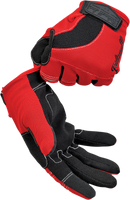 BILTWELL Moto Gloves - Red/White/Blue - Small 1501-1208-002