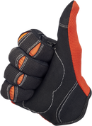 BILTWELL Moto Gloves - Orange/Black - XL 1501-0106-005