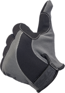 BILTWELL Moto Gloves - Gray/Black - XS 1501-1101-001