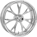 Performance Machine (PM) Paramount Front Wheel - 21x3.5 Chrome for Dresser Models (2014-2020) with Dual Disc Setup