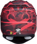 MOOSE OFFROAD F.I. Helmet - Agroid Camo - MIPS® - Red/Black - Medium 0110-7761
