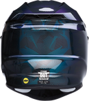 MOOSE OFFROAD F.I. Helmet - Agroid Camo - MIPS® - Iridescent Blue - Medium 0110-7754