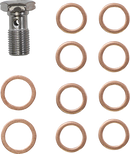 LA CHOPPERS Standard Black Vinyl Handlebar Cable/Brake Line Kit - 15"-17" Ape Hangers - '21-'22 FLH LA-8056KT-16B