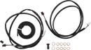 LA CHOPPERS Complete Plug-and-Play Cable Kit - 18" - 20" Handlebars - '21-'22 FLH - ABS - Midnight LA-8056KT3-19M