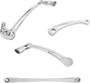 ARLEN NESS Deep Cut Foot Control Kit w/ Toe Shifter - Chrome 420-109