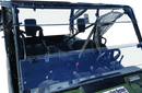 QuadBoss Folding Windshield for Honda Pioneer 1000 - Clear Polycarbonate, Easy Installation