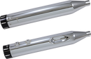 S&S CYCLE El Dorado Dual Exhaust System - Chrome - Black Tracer 550-0678B