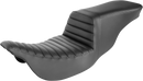 SADDLEMEN Tour Step-Up Seat - Tuck-n-Roll - Black - FL '08-'24 808-07B-191
