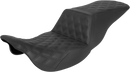 SADDLEMEN Tour Step-Up Seat - Full Lattice Stitch - Black - FL '08-'24 808-07B-195