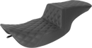 SADDLEMEN Tour Step-Up Seat - Full Lattice Stitch - Black - FL '97-'07 897-06-195
