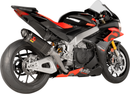 AKRAPOVIC Evolution Line Exhaust System - Titanium/Carbon Fiber - RSV4 S-A10E9-RC