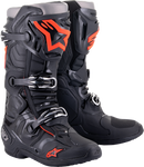 ALPINESTARS Tech 10 Boots - Black/Red Fluorescent - US 9 / EU 43 2010020-1030-9