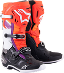 ALPINESTARS Tech 10 Boots - Black/Red/Orange/White - US 10 / EU 44.5 2010020-1332-10