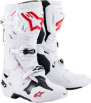 ALPINESTARS Tech 10 Supervented Boots - White/Red - US 13 / EU 48 2010520-2230-13