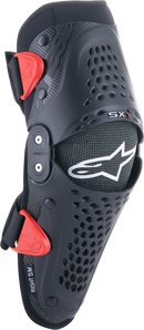 ALPINESTARS Youth SX-1 Knee Protectors - Black/Red - Small/Medium 6546319-13-SM