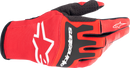 ALPINESTARS Techstar Gloves - Warm Red/Black - Small 3561023-3110-S