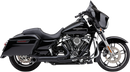 COBRA Turn Out 2-Into-1 Exhaust System with Black Finish - Part 6271B-1