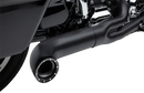 COBRA Turn Out 2-Into-1 Exhaust System with Black Finish - Part 6271B-1