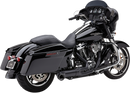 COBRA Turn Out 2-Into-1 Exhaust System with Black Finish - Part 6271B-1
