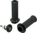 BILTWELL Alumicore Grips - TBW - Black 6605-201-01
