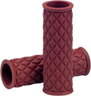 BILTWELL Alumicore Grips - Replacement - Oxblood 6706-0301