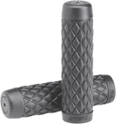 BILTWELL Torker Grips - 1" - Gray 6705-0501