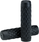 BILTWELL Torker Grips - 7/8" - Black 6705-0178
