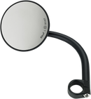 BILTWELL Mirror - Utility - Side View - Round - Clamp-On - Black - 1" 6503-501-131