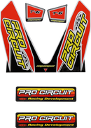 PRO CIRCUIT T-6 Mini Decal - Red DC22MINI