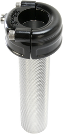 BILTWELL 1" Whiskey Throttle Assembly - Single Cable - Black 6601-201-01