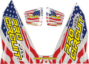 PRO CIRCUIT T-6 Decal - Stars and Stripes DC22T6-SS