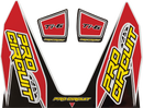 PRO CIRCUIT Ti-6 Decal - Red DC22TI6-RED