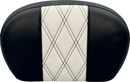 LE PERA Sissy Bar Pad - Large - GT 1/HR 1 Inlay - Dull Black L-SBP01GT/HR1