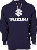 FACTORY EFFEX Suzuki Vertical Pullover Hoodie - Navy - XL 26-88406