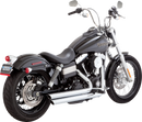 VANCE & HINES Big Shots Staggered Exhaust System - Chrome 17338