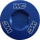 WORKS CONNECTION Engine Plug - Blue for Gas Gas, Husqvarna, KTM 24-450