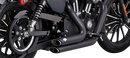 VANCE & HINES Shortshots Staggered Exhaust System - Black 47329