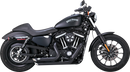 VANCE & HINES Shortshots Staggered Exhaust System - Black 47329