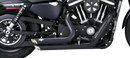 VANCE & HINES Shortshots Staggered Exhaust System - Black 47329
